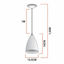 Kit 4 Pendentes Vegas – Preto Texturizado com Bronze